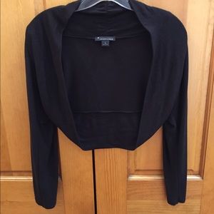 Forever 21 black sparkly bolero size L